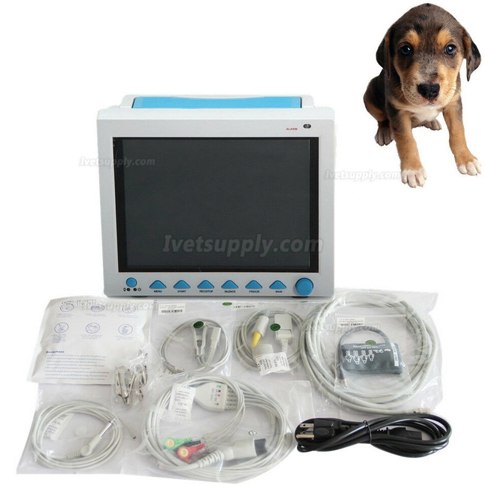 CONTEC CMS8000-VET Veterinary Patient Monitor,6 Parameters,ICU CCU Vital Signs